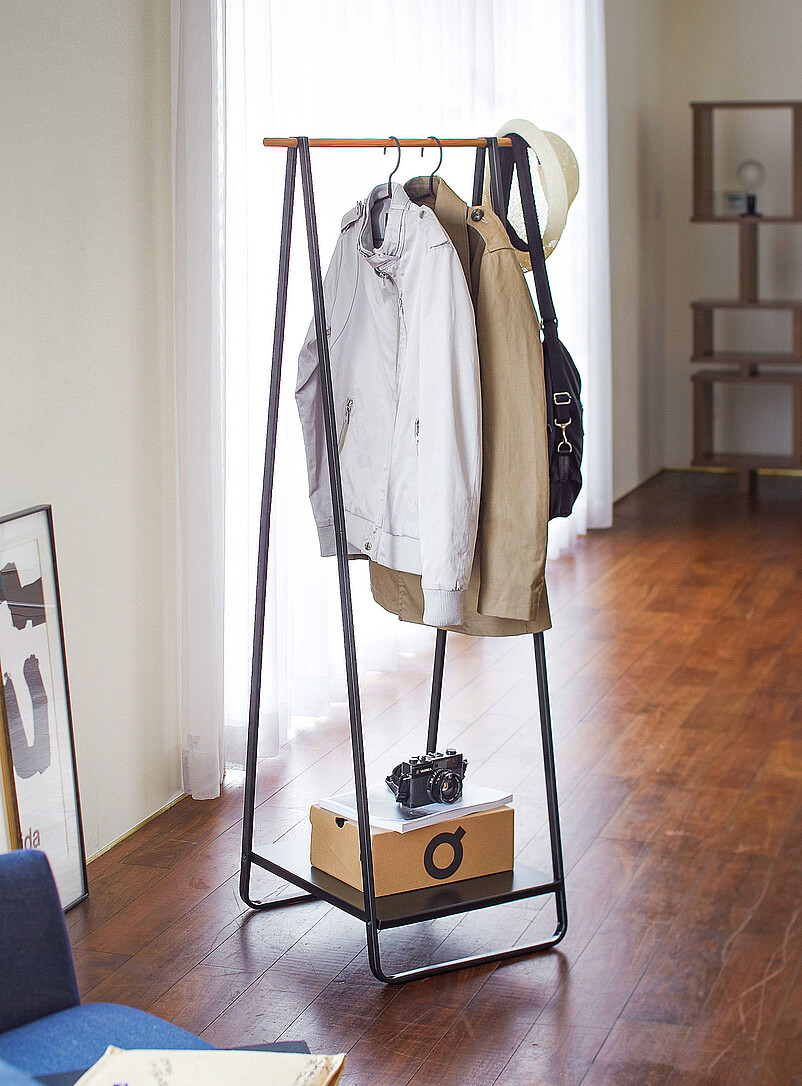 Freestanding garment rack product image (primary)