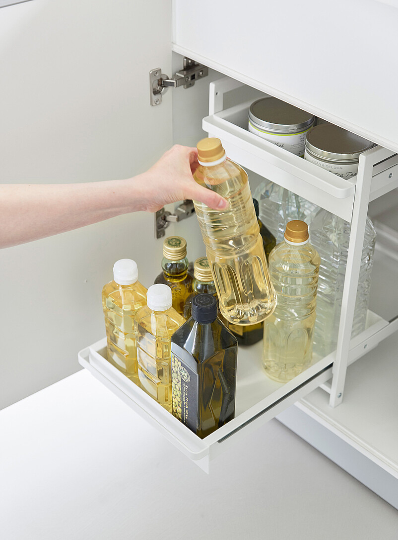 Sliding shelves cabinet storage solution product image 2