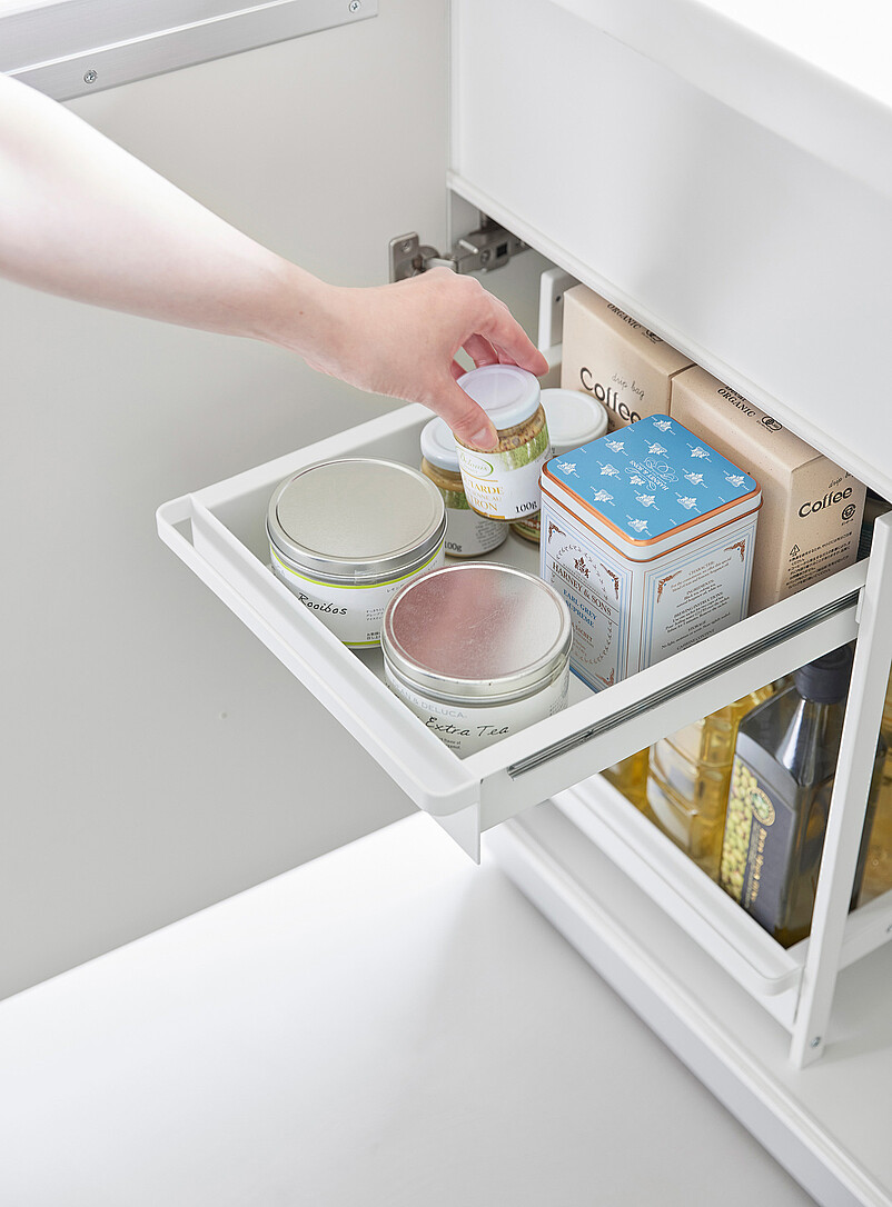 Sliding shelves cabinet storage solution product image 3