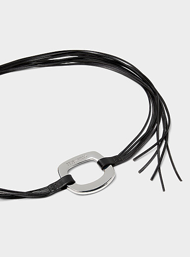 La large ceinture western cuir multilani&egrave;res Uptown