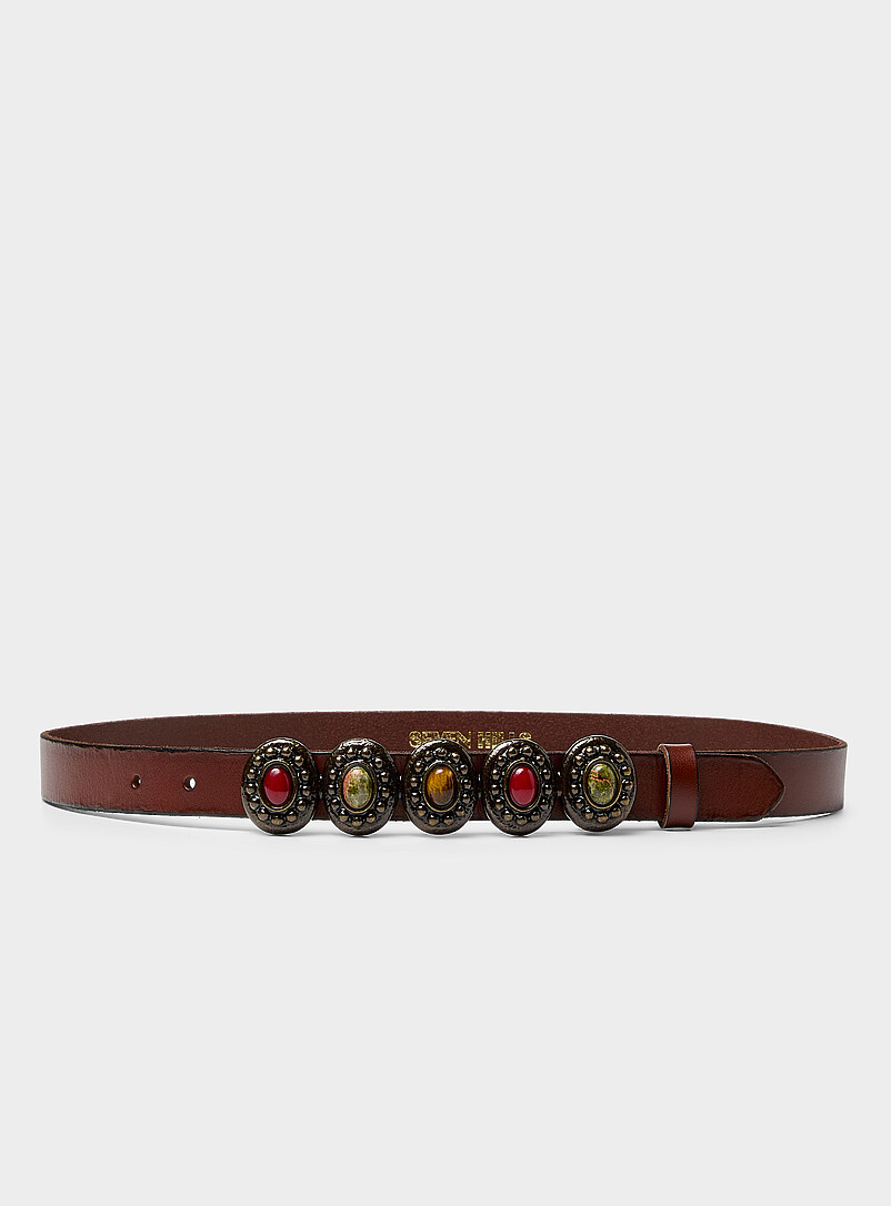 Sedona Western leather belt product image (primary)