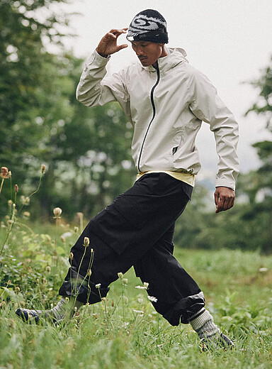 I.FIV5 Black Cargo snow pant for men