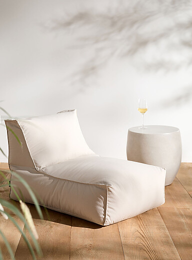 Simons Maison: Le fauteuil poire Alpine Int&eacute;rieur et ext&eacute;rieur Bleu p&acirc;le - Bleu ciel