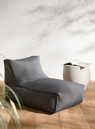 Simons Maison: Le fauteuil poire Alpine Int&eacute;rieur et ext&eacute;rieur Bleu p&acirc;le - Bleu ciel