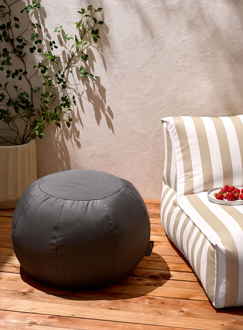 Talea round pouf Indoor and outdoor product image (primary)