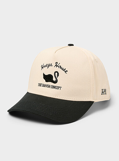 La casquette deux tons cygne r&eacute;tro