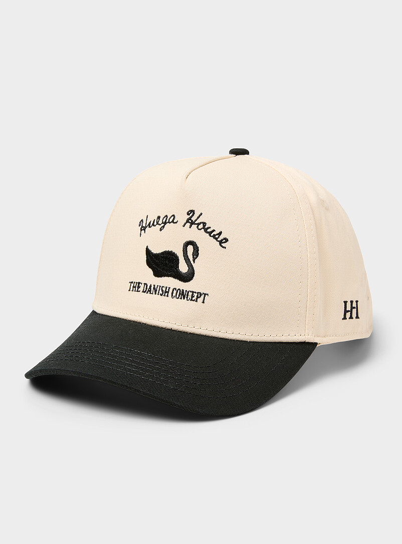 Two-tone retro swan cap product image (primary)
