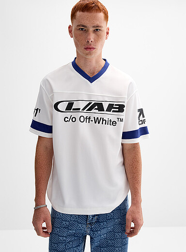 Le jersey de soccer bordures contraste <b>Coupe ample</b>