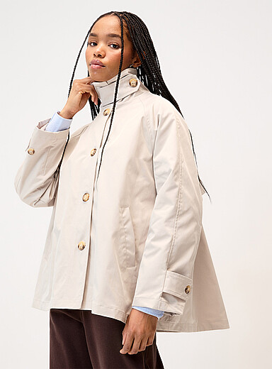 Bonnie A-line trench coat