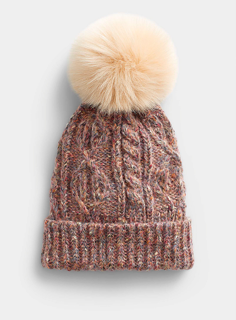 Kyikyi Sand Heathered knit tuque for women
