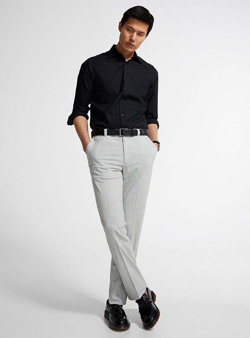 Style Hook Polyster Blend Formal Trousers For Man regular fit |formal pants  light grey colour | light grey colour pant | trousers for men | officeial