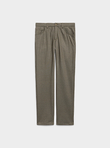 Le pantalon lavable tricot caviar <b>Coupe droite</b>