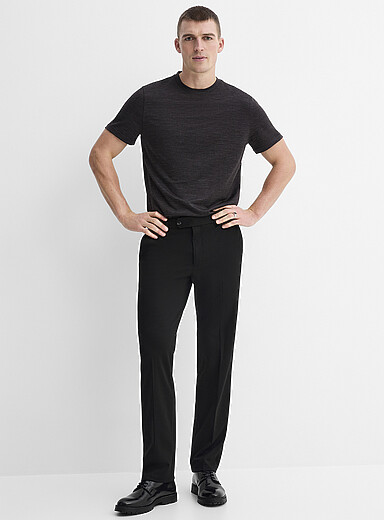 Black ultra-comfortable washable pant