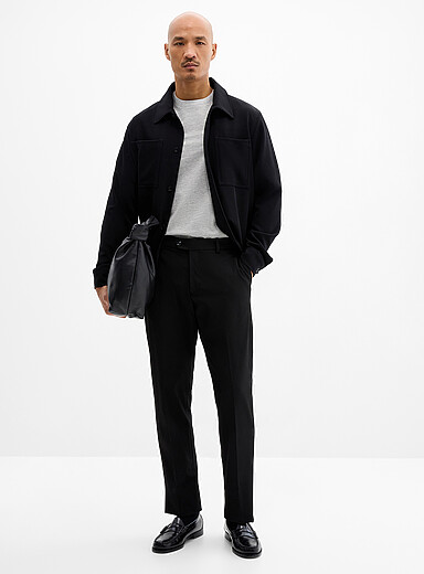 Le pantalon confort twill uni
