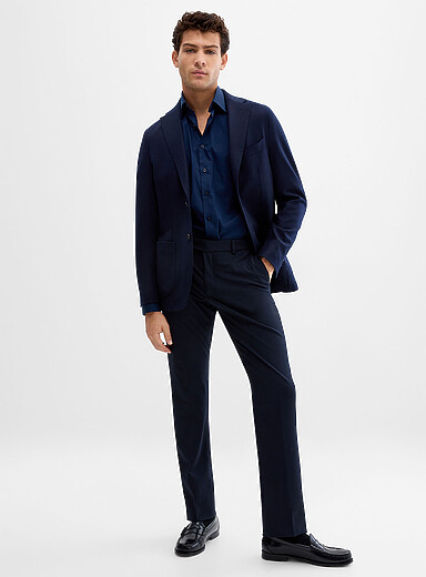 Le pantalon confort twill uni