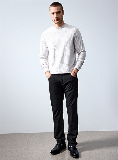 Bertini Black Glenn ultra-comfortable pant for men