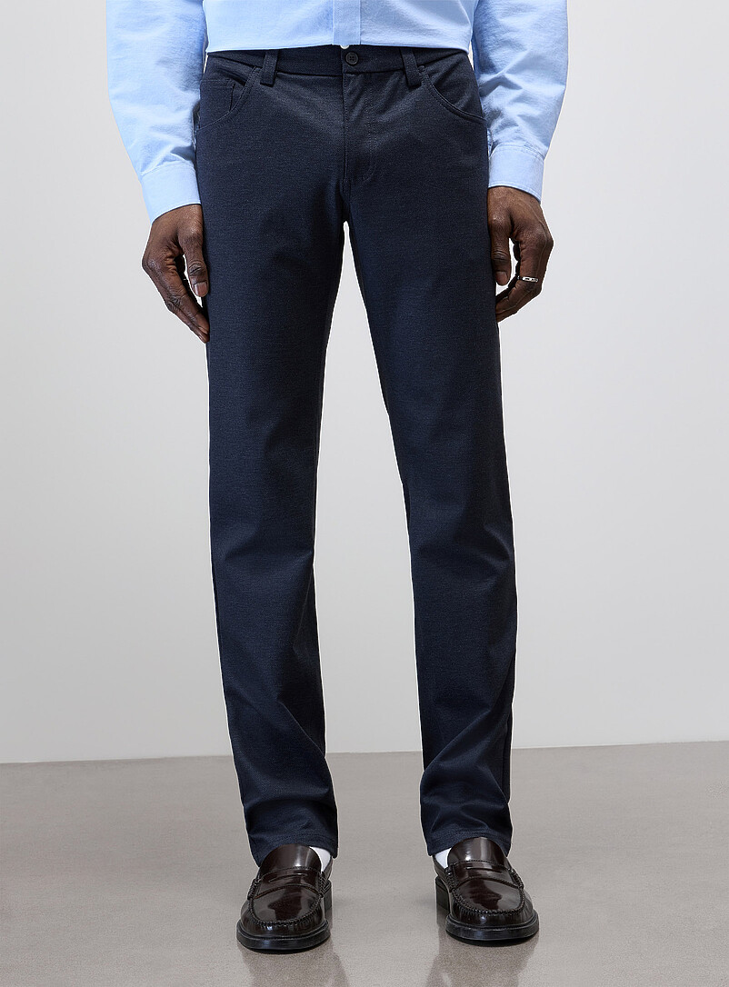Semi-plain 5-pocket pant product image 2