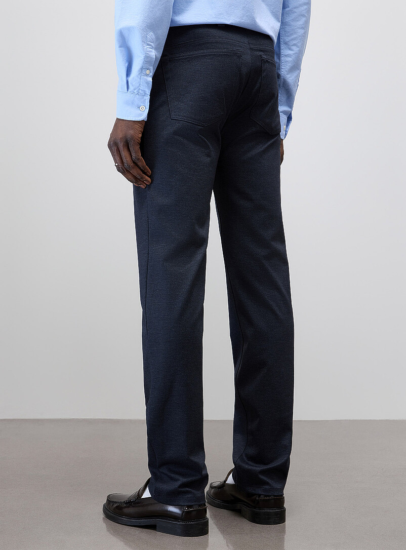 Semi-plain 5-pocket pant product image 3