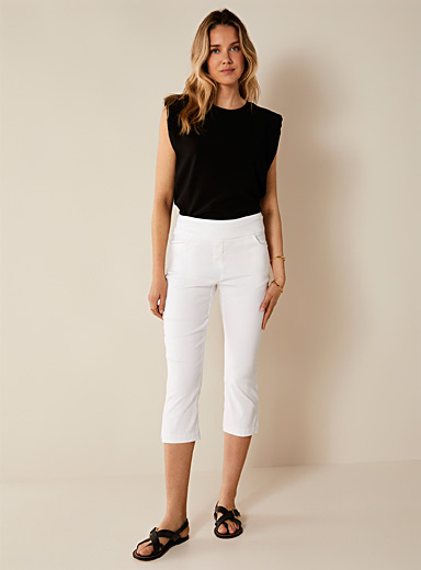 Comfort-waist stretch pant, Contemporaine, Shop Women's Capris Online in  Canada