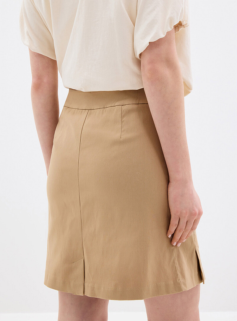 Contemporaine Sand Stretch bengaline skort for women