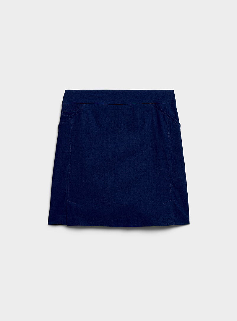 Contemporaine Sand Stretch bengaline skort for women