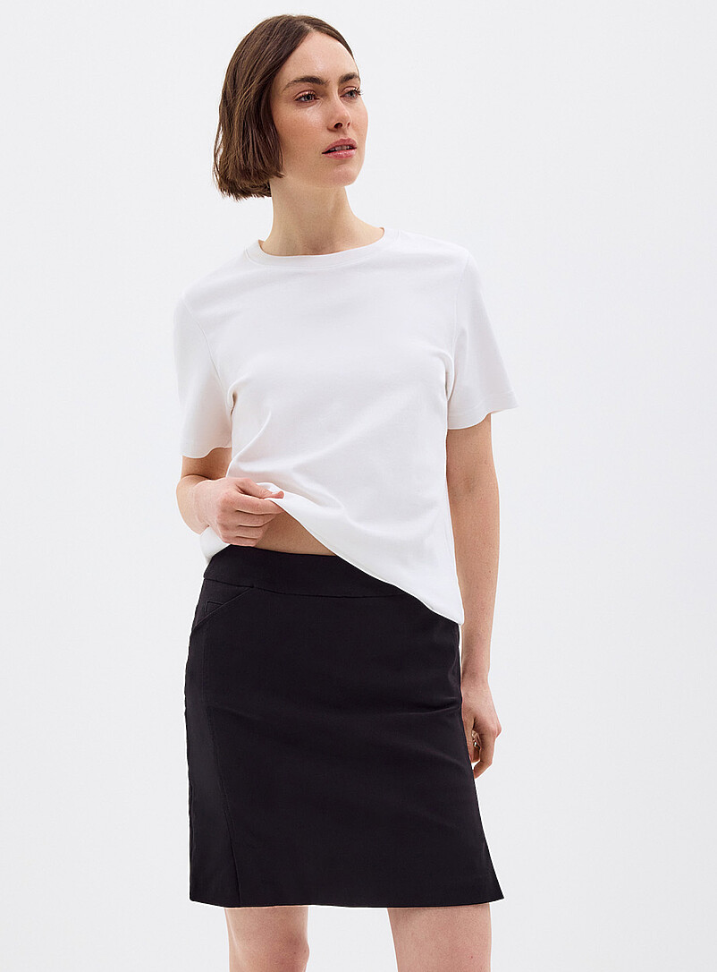 Stretch bengaline skort product image (primary)