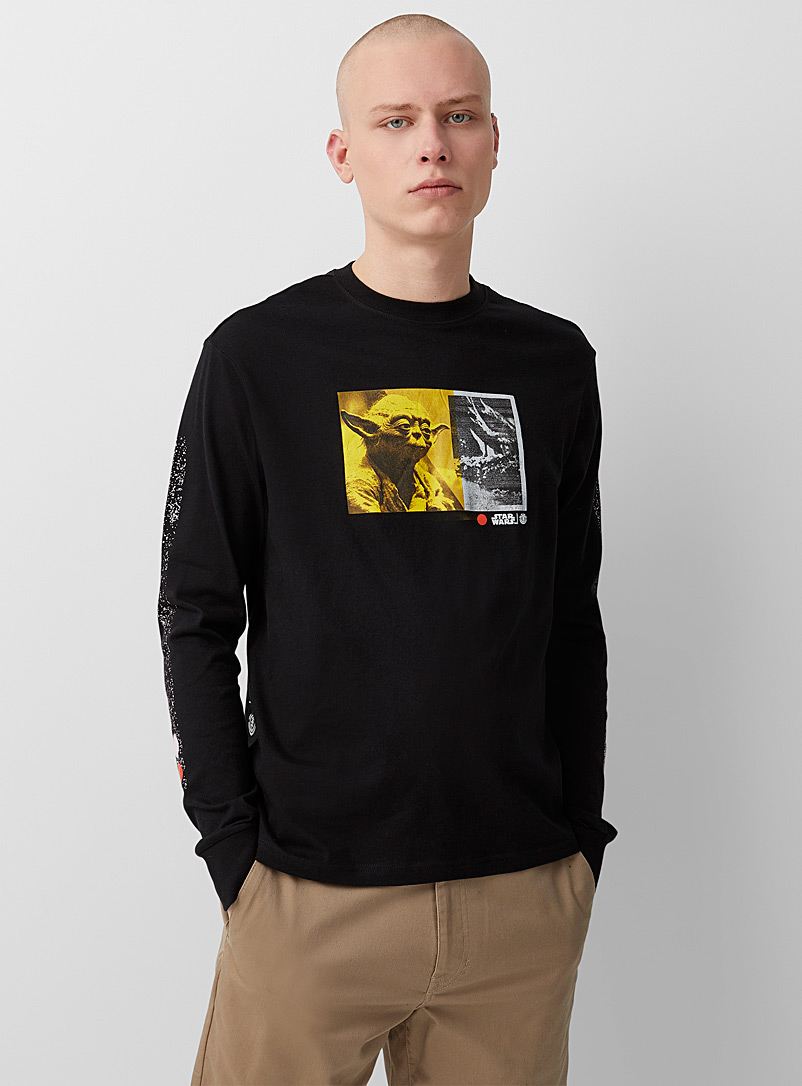Element Black Yoda T-shirt for men