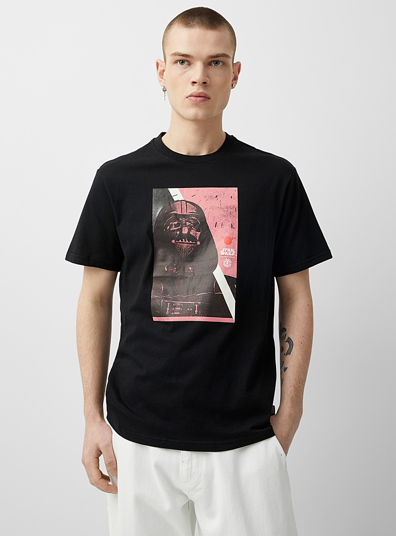 Element Black Darth Vader T-shirt for men