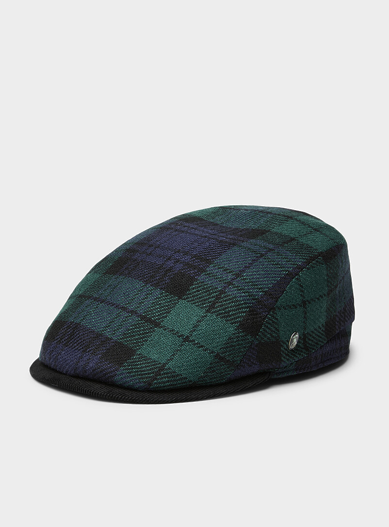Casquette Homme Vintage En Velours Côtelé Bleu Marine - Taille M - Neuf Sans étiquette