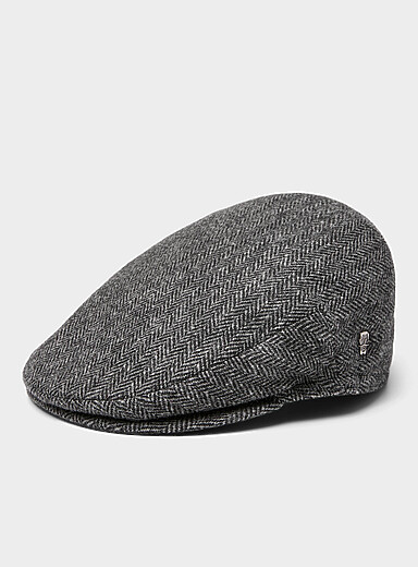 Le casquette chauffeur tricot chevrons