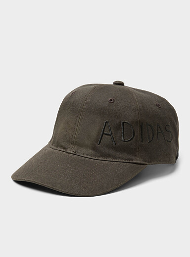 Faded embroidered cotton dad cap
