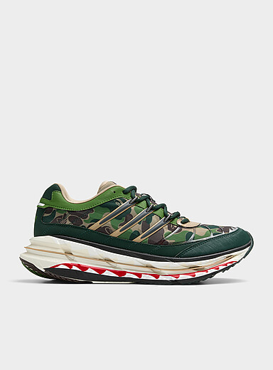 Adidas X BAPE Patterned Green Adistar HRMY BAPE sneakers Men for men