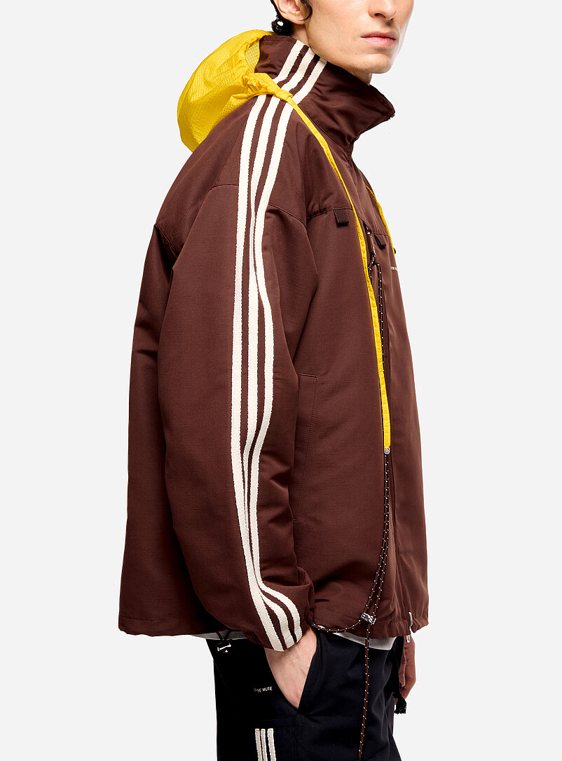 Adidas X Song for the Mute Chocolate/Espresso Contrast pocket and strap track jacket Unisex for men