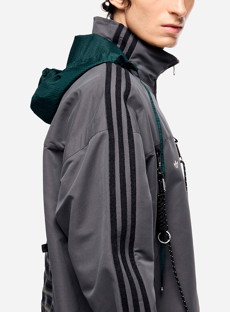 Adidas X Song for the Mute Chocolate/Espresso Contrast pocket and strap track jacket Unisex for men