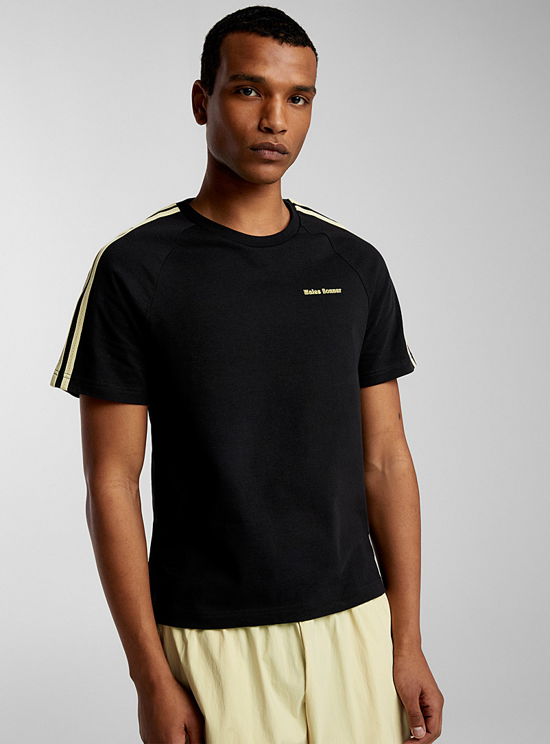 Adidas X Wales Bonner: Le t-shirt graphique Statement noir Noir pour homme