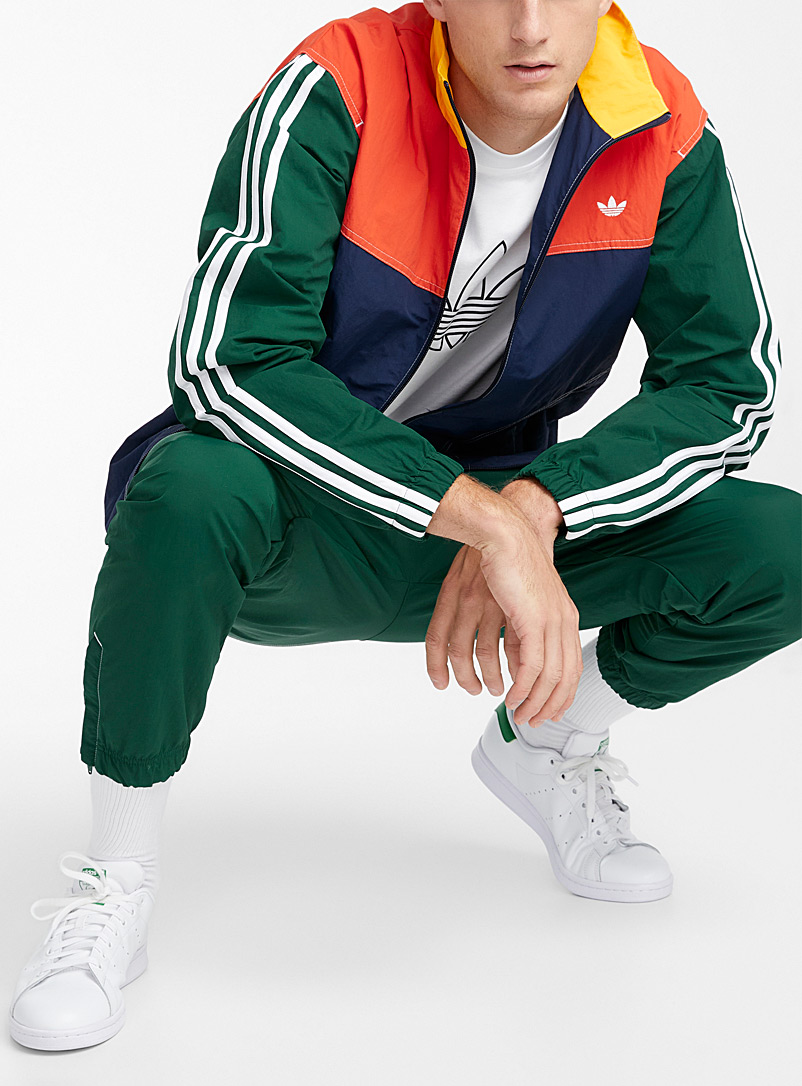 adidas patterned track jacket