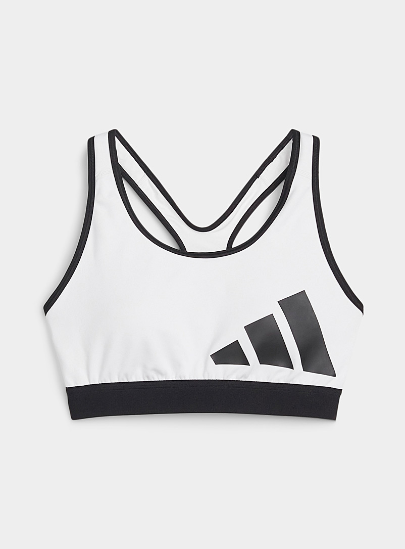 Adidas: Le soutien logo contrastant Believe This Blanc pour femme