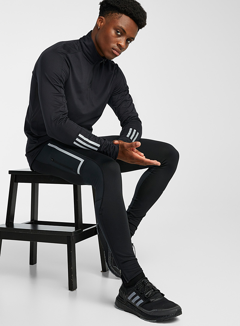 Adidas: Le legging jersey polaire Saturday Noir pour homme