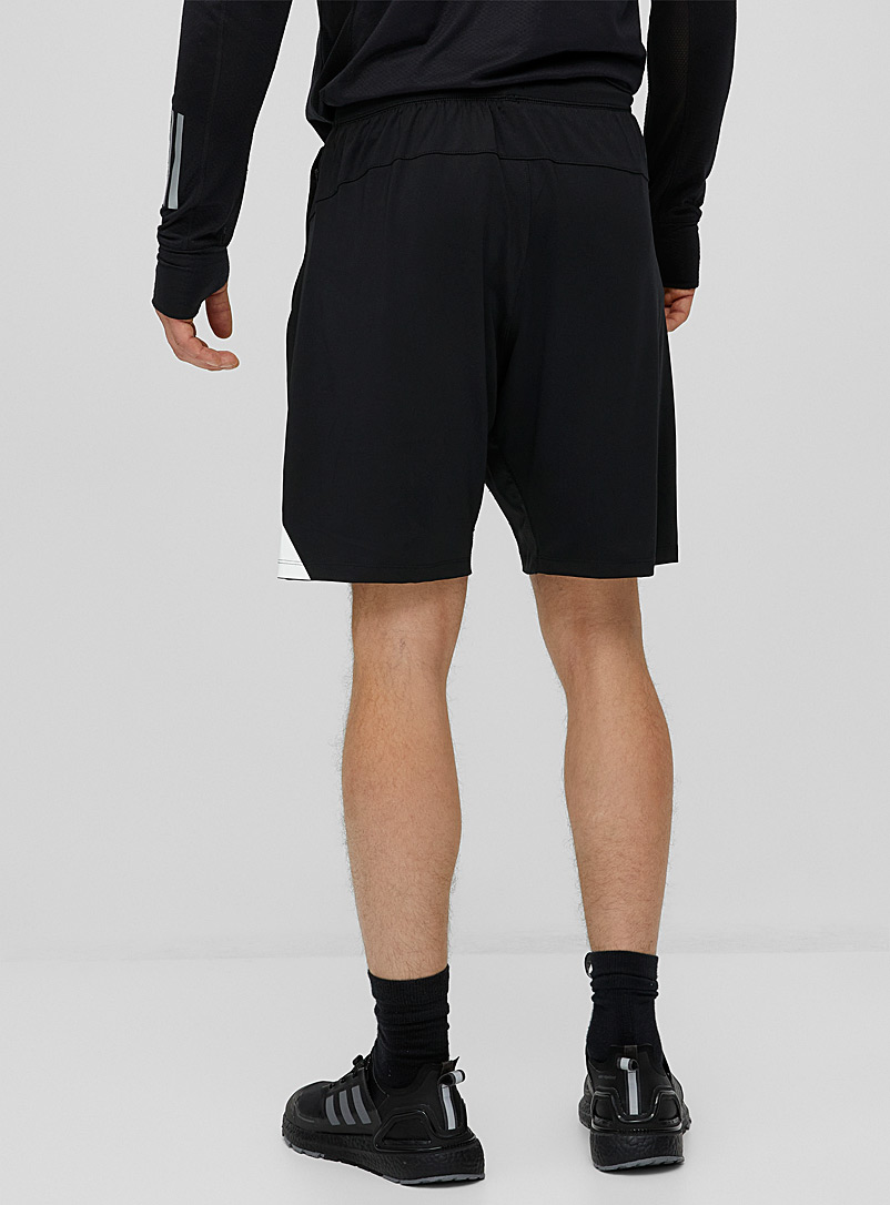 Adidas: Le short jersey mégalogo 4KRFT Noir pour homme