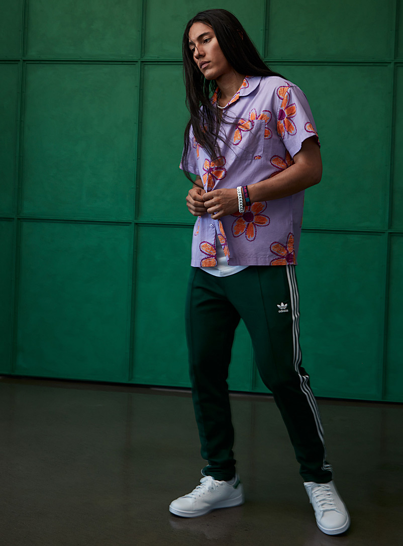 Adidas Originals: Le pantalon track Beckenbauer Vert foncé-mousse-olive pour homme