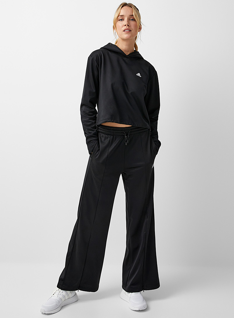 Adidas Black Toggle-waist loose pant for women