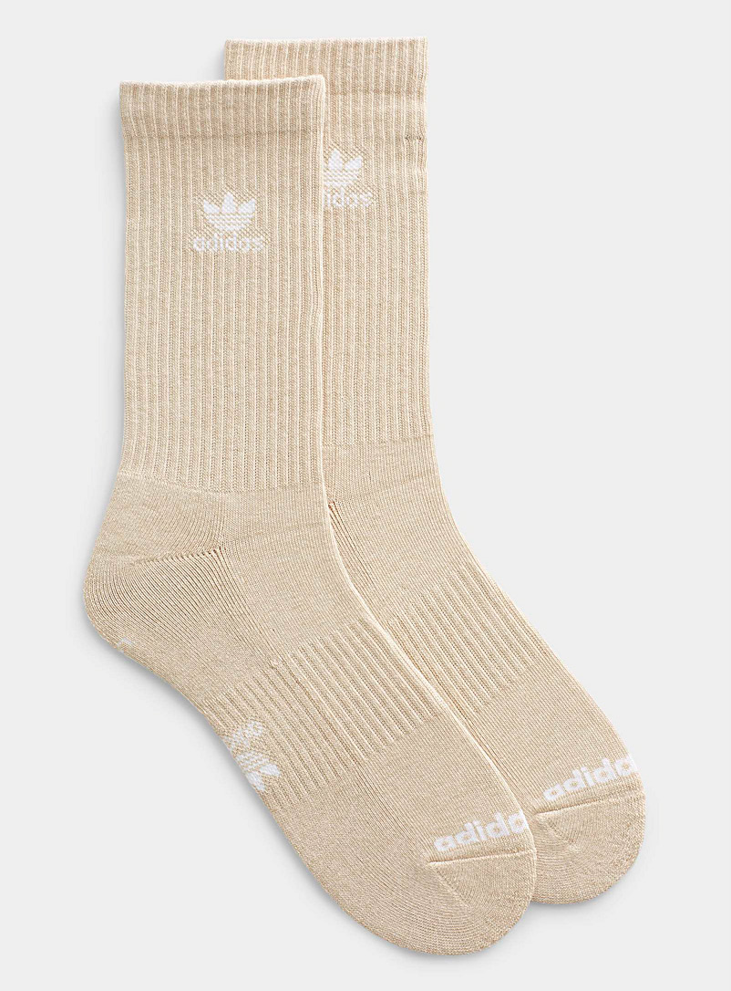 Adidas Originals Cream Beige Botanical Dye socks for men