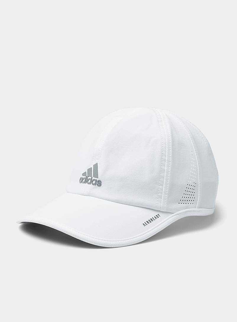 Adidas White Superlite cap for women