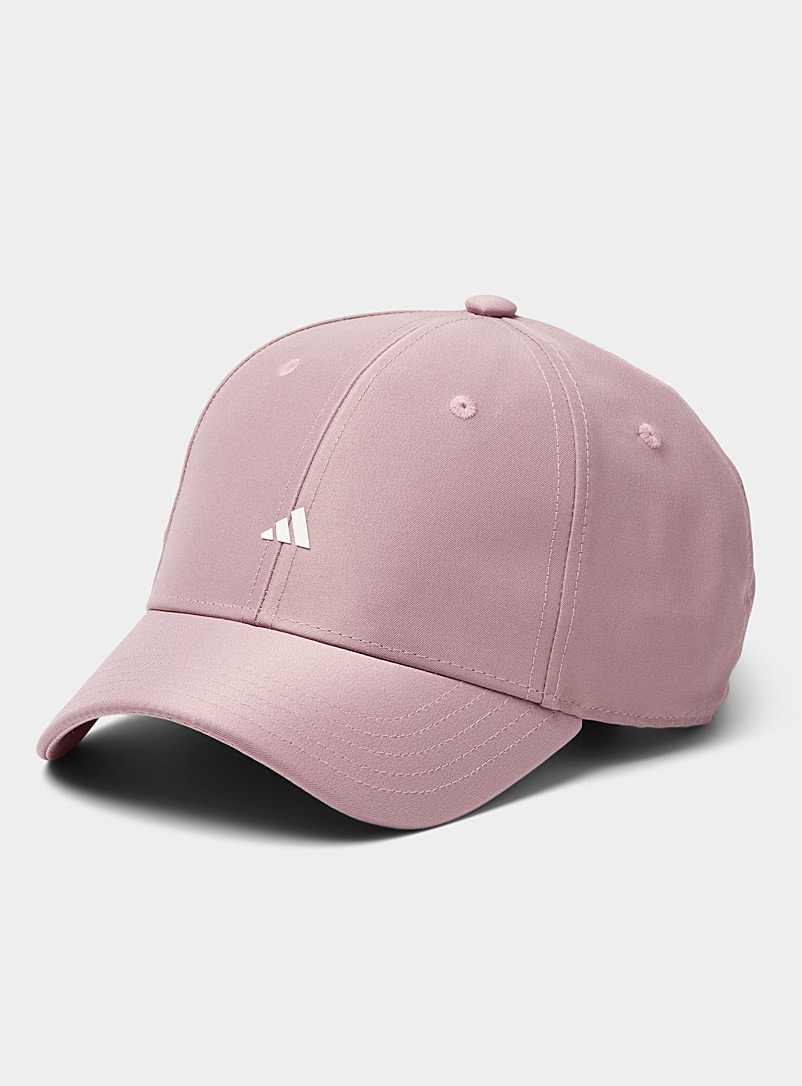 Adidas: La casquette baseball fini satiné rose Rose pour femme