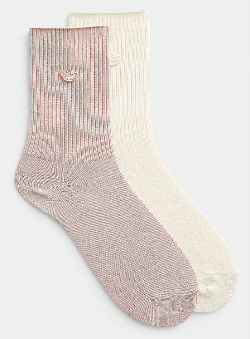 Adidas Originals Patterned Brown Natural shades socks 2-pack for men