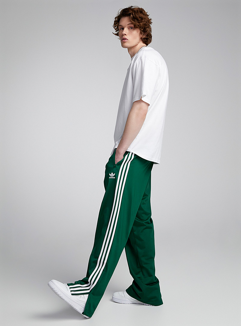 Adidas Originals: Le pantalon <i>track</i> Firebird Vert foncé-mousse-olive pour homme