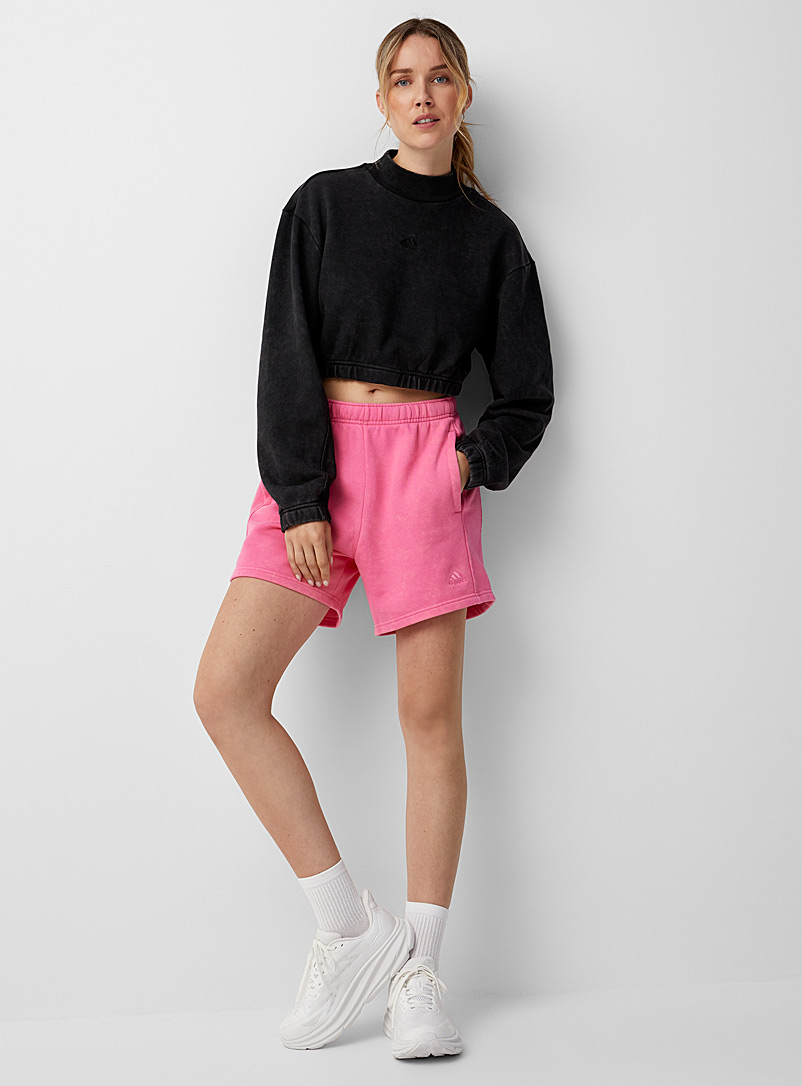 Adidas Pink Pink fleece short for women
