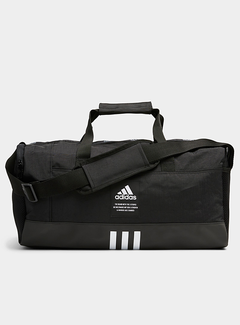 Adidas Black Small 4ATHLTS logo duffle bag for women