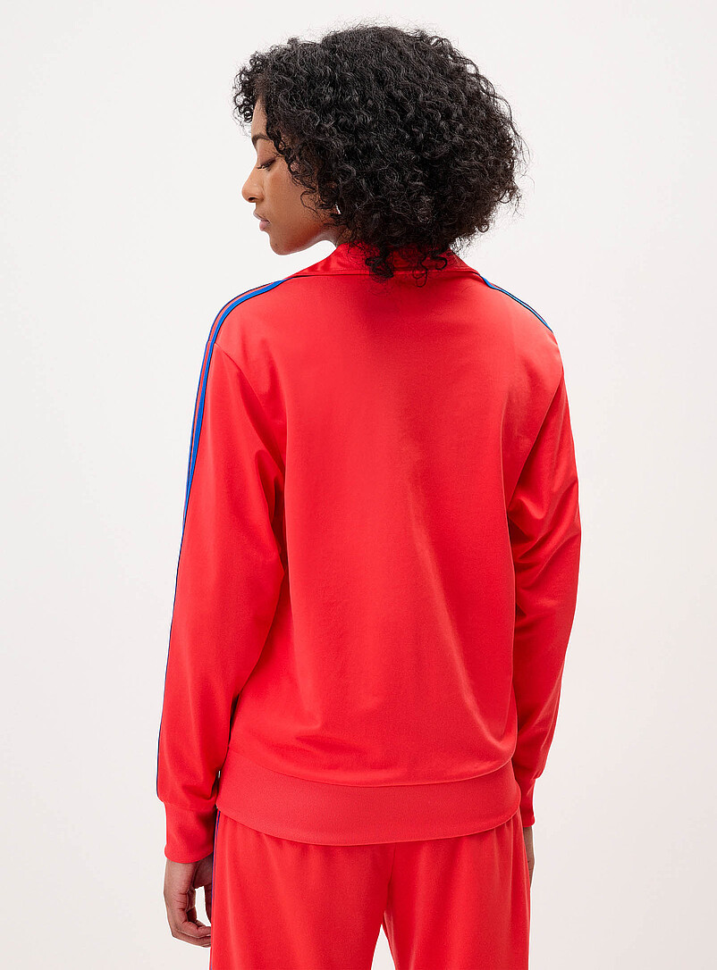 Adidas: La veste <i>track</i> tricot col montant Noir pour femme