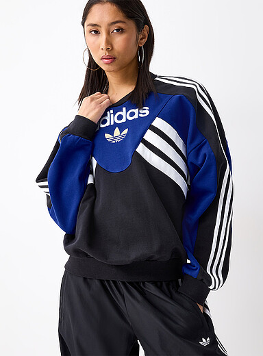 Adidas: Le sweat blocs couleur Argentina Bleu royal - Saphir pour femme
